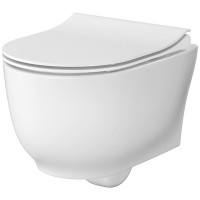 SET C190 WHB LUNA CLEAN ON унітаз підвісний з кришкою soft close (1 сорт) CERSANIT-С Україна фото 1