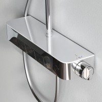 F078F300 Func, душ.система: зм-ч-полиця д/ванни/душу з термостатом, хром (1 сорт) AM.PM фото 6