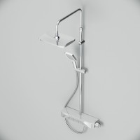 F078F300 Func, душ.система: зм-ч-полиця д/ванни/душу з термостатом, хром (1 сорт) AM.PM фото 3