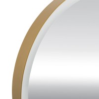 27426 Lorenzo Дзеркало 100 см з підсвіткою (сенсор), колір золотий (1 сорт) Аква Родос фото 3