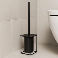 7060120B UP Щітка д/унітазу, чорний матовий (1 сорт) Devit фото 2