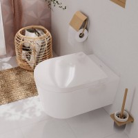 60193450 EluPura S Підвісний унітаз 540 rimless, білий (1 сорт) HANSGROHE фото 2