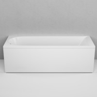 W72A-150-070W-P2 панель фронтальна для ванни spirit 150х70 (1 сорт) AM.PM фото 1