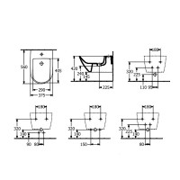 44700001 SUBWAY 3.0  біде підвісне, білий (1 сорт) VILLEROY  BOCH фото 2