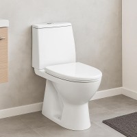 L89206200 Runa Унітаз-компакт підлоговий, вертикальний випуск, бачок 3/6л, нижній підвід води, сидін KOLO