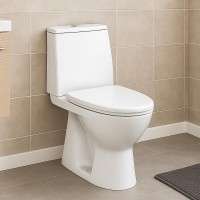 L89206200 Runa Унітаз-компакт підлоговий, вертикальний випуск, бачок 3/6л, нижній підвід води, сидін KOLO фото 5