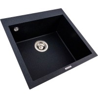 5050 GALAX  Кухонна мийка гранітна 500*500, карбон (1 сорт) Valeso фото 1