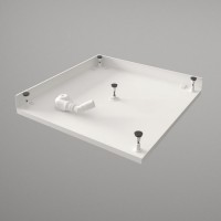 KDPARTKV90/00 ART KV 90 Піддон душовий квадратний 90х90 см з литого (штучного) каменю з ніжками та п PAA фото 1