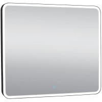 27443 Donato Дзеркало 80*70 см сенсор з підсвіткою, чорне (1 сорт) Аква Родос фото 2
