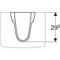 L77100000 FREJA Полуп'єдестал для раковини, білий глянець (1 сорт) KOLO фото 3