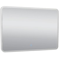 27451 Donato Дзеркало 100*70 см сенсор з підсвіткою, біле (1 сорт) Аква Родос