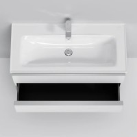 MTA-FHX1002WG-WCC1002WG  X-Joy S, База з раковиною, підвісна, 100 см, 2 ящика, біла, глянець (1 сорт AM.PM фото 1