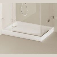 KDPART90X120/00 ART Піддон душовий прямокутний 90х120 з литого (штучного) каменю з ніжками та панель PAA фото 4