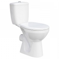 TK002-005 Компакт MITO GREY 373 010 3/6 з поліпропіленовим сидінням, горизонтальний випуск, боковий  MITO