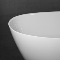 VAPERLS/00 Perla Ванна окремостояча 160*75 см з литого (штучного) каменю Silkstone, з інтегрованим с PAA фото 3