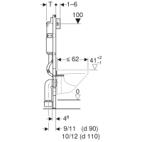 458.103.00.1 DuofixBasic Комплект (2в1) інсталяції д/унітазу (1 сорт) Geberit промо фото 3