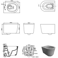 320150 STYLE Унітаз підвісний безобідковий з кришкою soft close, Vortex Flush (1 сорт) Devit фото 5