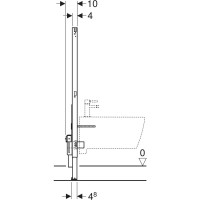 111.520.00.2 Duofix Інсталяція д/підвісного біде, 112 см, універсальна (1 сорт) Geberit промо фото 3