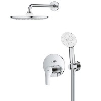 25288000 Eurosmart OHM Душова система на 2 виходи,кругла, 250 (1 сорт) Grohe фото 1