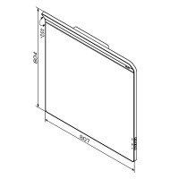 M50AMOX0801SA INSPIRE V2.0, Дзеркало настінне з LED-підсвічуванням і системою антизапотівання, 80 см AM.PM фото 1