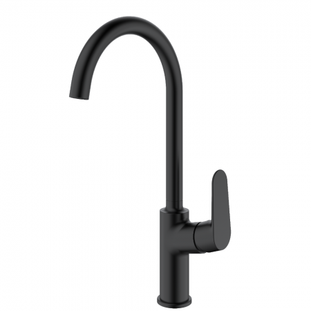 5521031B Life Змішувач д/кухні, чорний мат (1 сорт) Devit