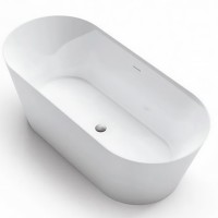V388BL/V3880XBL000S INKA Ванна окремостояча овальна 180х80, білий (1 сорт) TREESSE фото 2