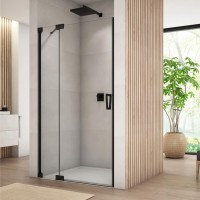 CA13G1200607 CADURA BlackLine Душові двері 120см з фіксованою стінкою в одну лінію, відкривання влів SanSwiss фото 6