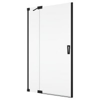 CA13G1200607 CADURA BlackLine Душові двері 120см з фіксованою стінкою в одну лінію, відкривання влів SanSwiss