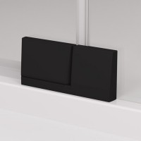 CA13G1200607 CADURA BlackLine Душові двері 120см з фіксованою стінкою в одну лінію, відкривання влів SanSwiss фото 3