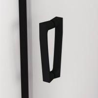 CA13G1200607 CADURA BlackLine Душові двері 120см з фіксованою стінкою в одну лінію, відкривання влів SanSwiss фото 2