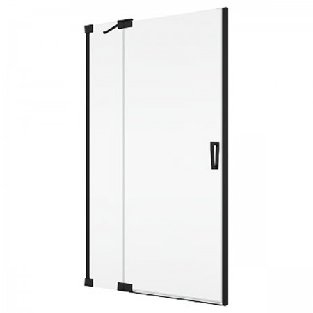 CA13G1200607 CADURA BlackLine Душові двері 120см з фіксованою стінкою в одну лінію, відкривання влів SanSwiss