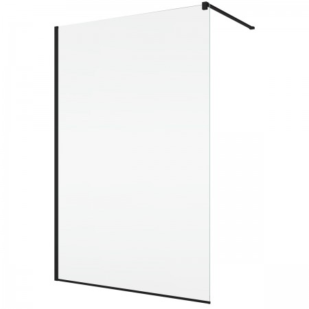 STR4P0900607 BlackLine WALK-IN EASY душова фіксована перегородка, скло прозоре, проф.чорний мат (1 с Ronal