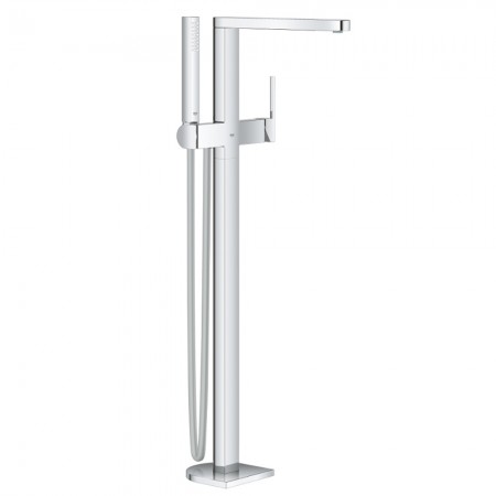 23846003 PLUS Змішувач для ванни підлогового монтажу з ручним душем, хром (1 сорт) Grohe