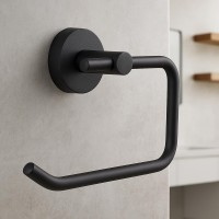 8116 (8558) Тримач для паперу відкритий GLORIA, чорний мат (1 сорт) Аква Родос фото 3