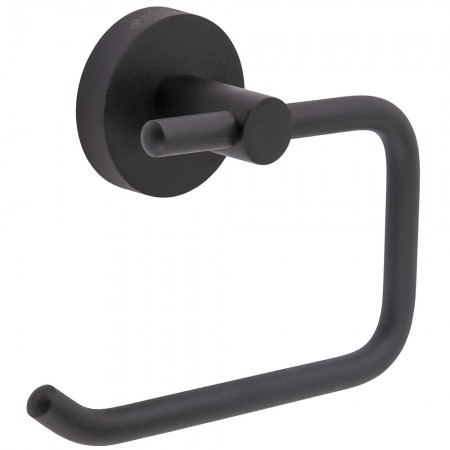 8116 (8558) Тримач для паперу відкритий GLORIA, чорний мат (1 сорт) Аква Родос