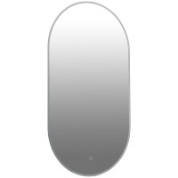 22781 Дзеркало Solar 50x90 см UNI sensor з підсвіткою овальне (1 сорт) Аква Родос