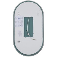 22781 Дзеркало Solar 50x90 см UNI sensor з підсвіткою овальне (1 сорт) Аква Родос фото 4