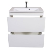 4263 АКЦЕНТ Тумба підвісна з раковиною-80 Альфа (1 сорт) Аква Родос фото 4