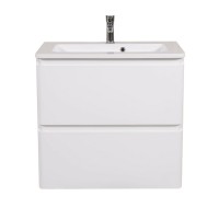 4263 АКЦЕНТ Тумба підвісна з раковиною-80 Альфа (1 сорт) Аква Родос фото 1