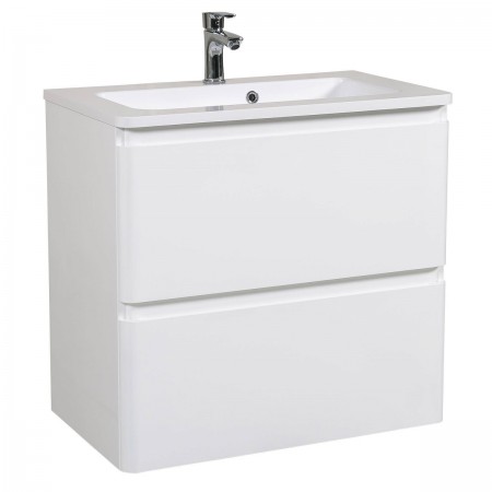 4263 АКЦЕНТ Тумба підвісна з раковиною-80 Альфа (1 сорт) Аква Родос