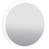 27304 Lorenzo Дзеркало 70 см сенсор з підсвіткою, колір білий (1 сорт) Аква Родос фото 2