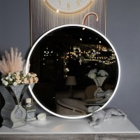 27304 Lorenzo Дзеркало 70 см сенсор з підсвіткою, колір білий (1 сорт) Аква Родос фото 5