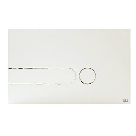 670001 iPlate клавіша змиву, білий (1 сорт) OLI