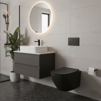 JU18/F85 /JU004  Juniper Унітаз підвісний + набір кріп.F85 +кришка(Ju004), , турбозмив Vertigo flush SIMAS фото 3