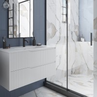 442080W STYLE Тумба 80 з раковиною, біла (1 сорт) Devit фото 4