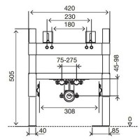 008908 (618547)  Easy рама д/біде (1 сорт) OLI фото 1