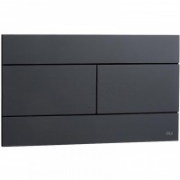 659055/659056  Slim клавіша змиву , чорна матова (1 сорт) OLI