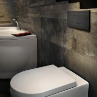 659055/659056  Slim клавіша змиву , чорна матова (1 сорт) OLI фото 2