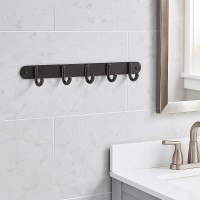 25056 GLORIA GUN METAL Планка з 5-ма гачками (1 сорт) Аква Родос фото 2