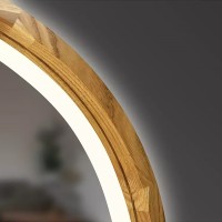 Freedom SLim LED дзеркало з підсвіткою, (аура,фронт,сендим)дуб натуральний, 500мм*800мм (1 сорт) Luxury Wood фото 3